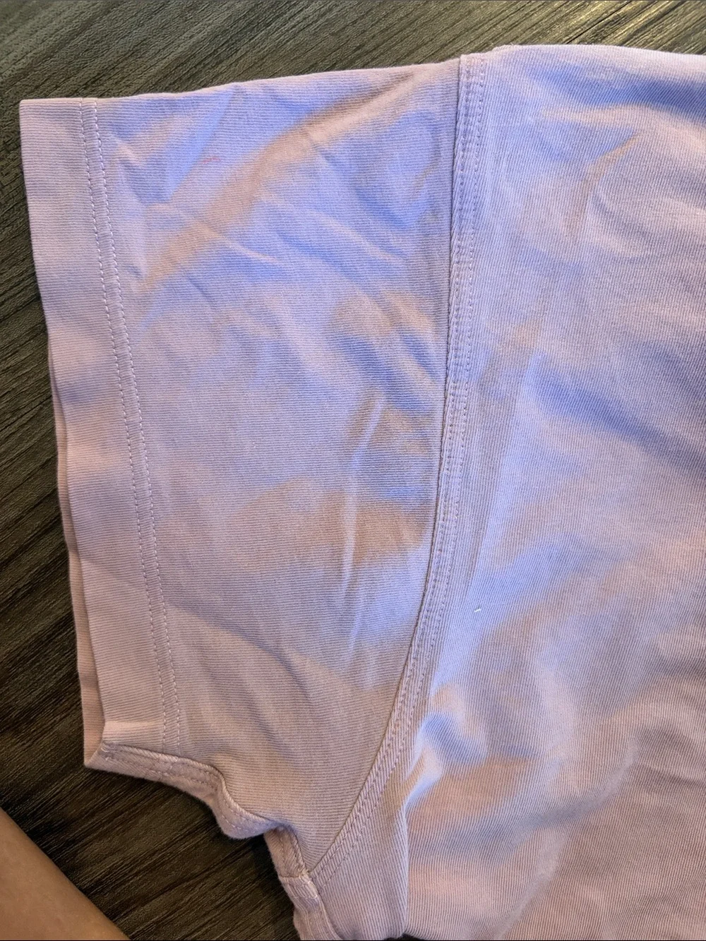 Lululemon All Yours Cropped Tee in Rose Blush